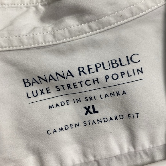 Banana Republic standard fit Luxe stretch poplin - Picture 3 of 3